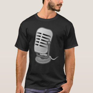 T-shirt Vintage Microphone Stopper Le Chanteur Vocaliste P