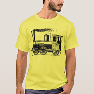 T-shirt vintage moderne de train