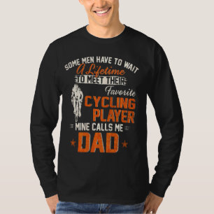 T-shirt Vintage Mon Joueur À Vélo Favori M'Appelle Papa Cy