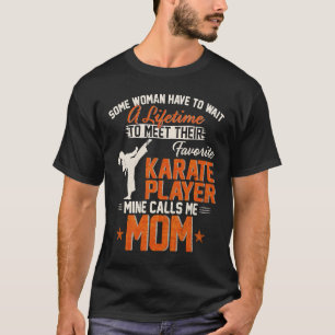 T-shirt Vintage Mon Joueur Karaté préféré m'appelle Maman