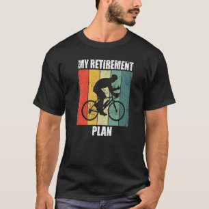 T-shirt Vintage Mon plan de retraite Vélo J'aime mon vélo