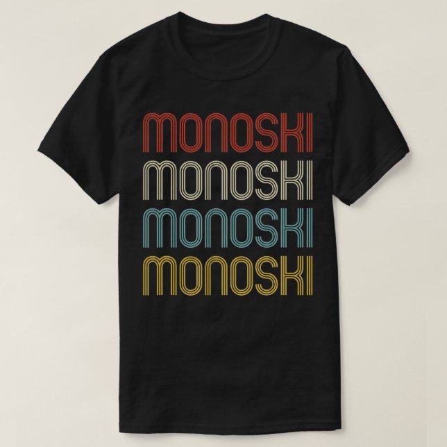 T-shirt Vintage Monoski (Design devant)