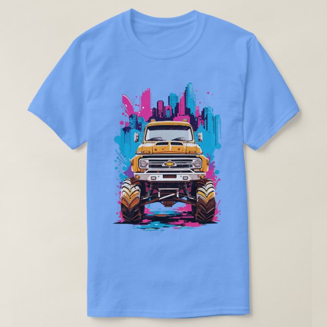 T-shirt Vintage Monster Truck (Design devant)