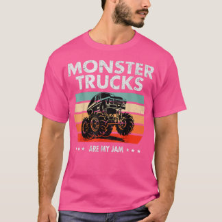 T-shirt Vintage Monster Truck sont mon Cool Jam Retro Suns