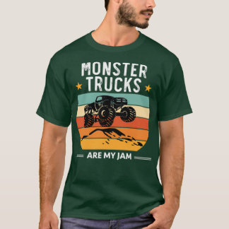 T-shirt Vintage Monster Truck Sont Mon Jam 5