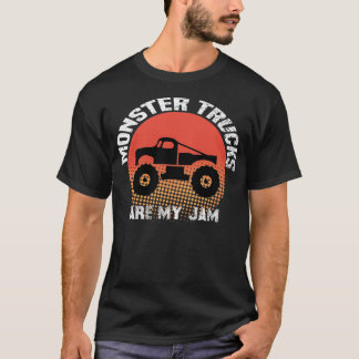 T-shirt Vintage Monster Truck sont My Jam drôle Truck Boys