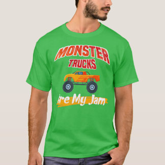 T-shirt Vintage Monster Truck sont My Jam drôle Truck Boys