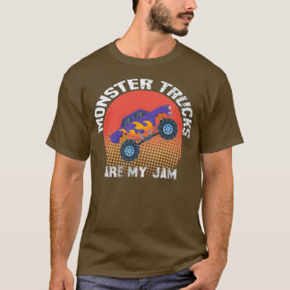 T-shirt Vintage Monster Truck sont My Jam drôle Truck Boys