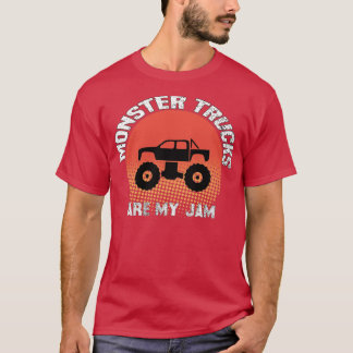 T-shirt Vintage Monster Truck sont My Jam drôle Truck Boys