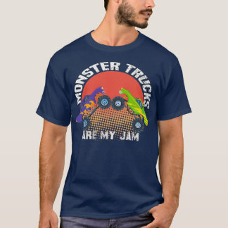 T-shirt Vintage Monster Truck sont My Jam drôle Truck Boys