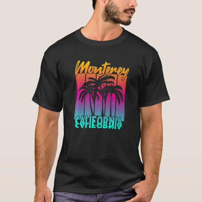 T-shirt Vintage Monterey Californie (Devant)