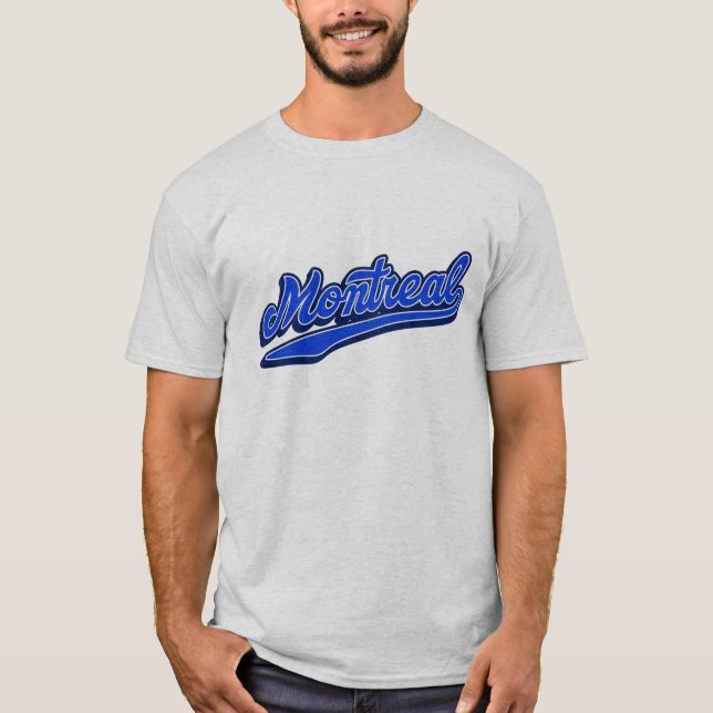 T-shirt vintage Montréal - Baseball Retro City (Devant)
