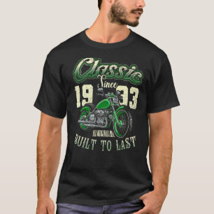 T-shirt Vintage Moto Bikers Moto Anniversaire Né
