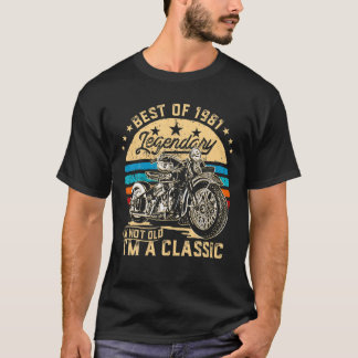 T-shirt Vintage Moto Retro Je ne suis pas vieux Je suis un