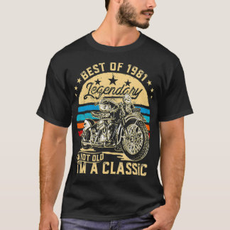 T-shirt Vintage Moto Retro Je ne suis pas vieux Je suis un