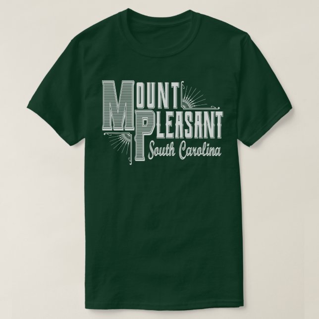 T-shirt Vintage Mount Pleasant SC (Design devant)