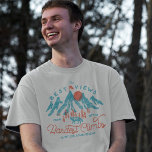 T-shirt Vintage Mountain Wolf Escalade Randonnée à l'extér<br><div class="desc">Appelez tous les amoureux de la nature, les alpinistes, les randonneurs et les amateurs de camping! Notre t-shirt "Meilleures Vues, Escalades les Plus Dures" incarne l'esprit d'aventure. Venez vous imprégner de l'émotion des montagnes, vous immerger dans des paysages à couper le souffle. Portez-le fièrement sur vos escapades en plein air...</div>