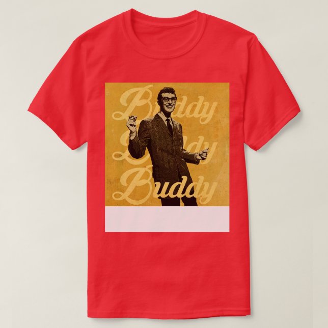 T-shirt Vintage Music Buddy (Design devant)