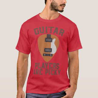 T-shirt Vintage Music Guitar Players Are Picky String Inst