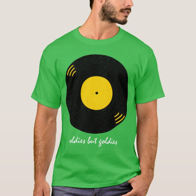 T-shirt Vintage Music Vinyl Retro retro (Devant)