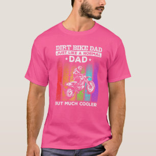 T-shirt Vintage Mx Motocross Dirt Vélo Papa Comme Un Nor