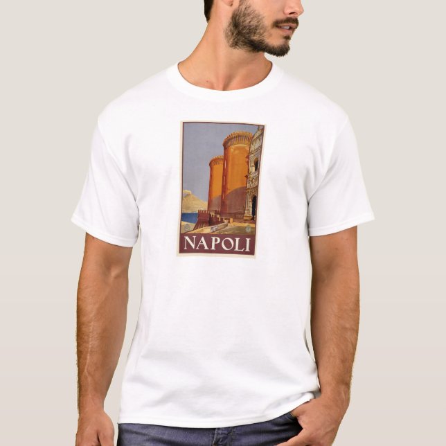 T-shirt Vintage Napoli Italia Naples Italie Voyages (Devant)