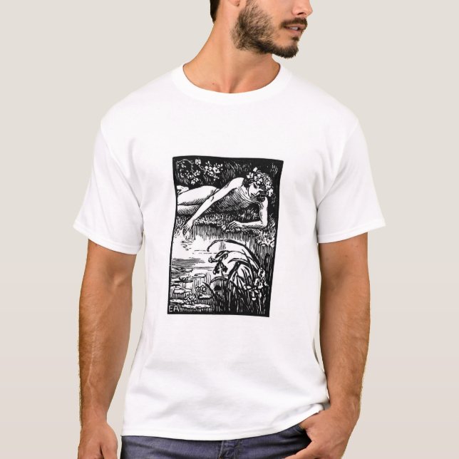 T-shirt Vintage Narcissus Emile Alder (Devant)