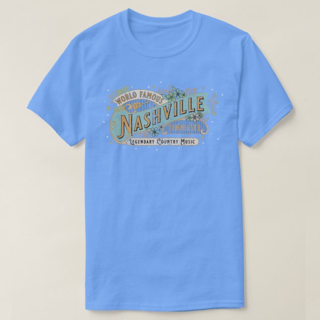 T-shirt Vintage Nashville Rough (Design devant)