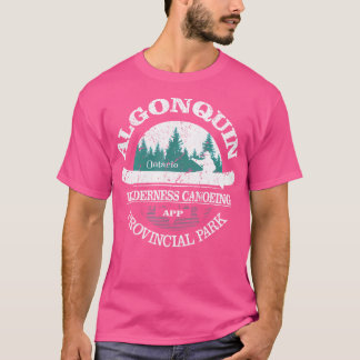T-shirt Vintage Nature Parc provincial Algonquin Randonnée