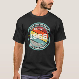 T-shirt Vintage Né En 1962 Original Parts Limited Edition