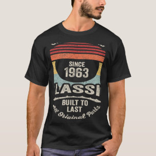 T-shirt Vintage Né En 1963 59e Anniversaire 59 Ans