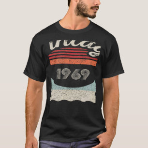 T-shirt Vintage Né En 1969 53e Anniversaire 53 Ans