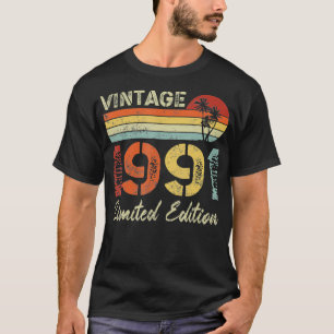T-shirt Vintage Né En 1991 Anniversaire Année Fête Mariage