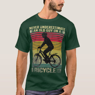T-shirt Vintage Ne Sous-Estime Jamais Un Vieux Type Sur Un