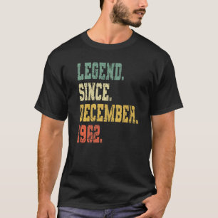 T-shirt Vintage Née En Décembre 1962 Hommes Femmes 60 Ans