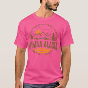 T-shirt Vintage Nenana Alaska Mountain Randonnée Souvenir