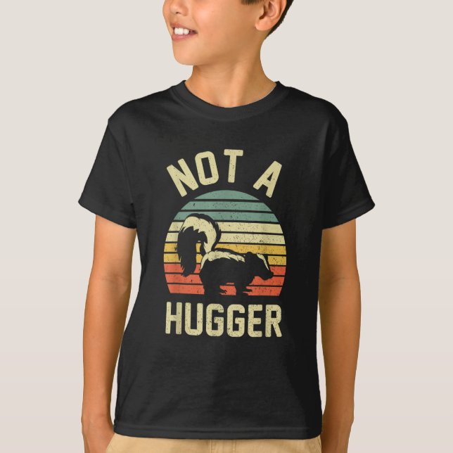 T-shirt Vintage N'est Pas Un Câlin (Devant)