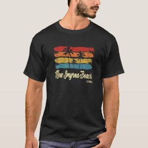 T-shirt Vintage New Smyrna Beach Floride Palmiers Fl Ret