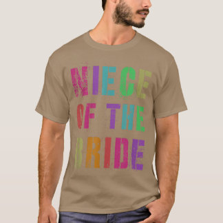 T-shirt vintage NIÈCE DE LA MARIÉE membre de la fa