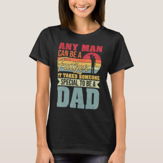 T-shirt Vintage N'Importe Quel Homme Peut Être Père Spécia