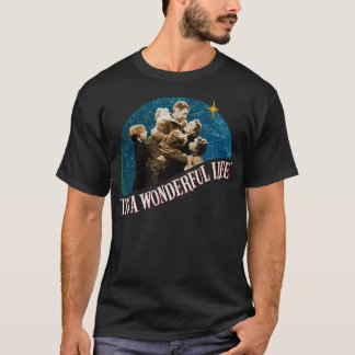 T-shirt Vintage Noël Classique C'Est Une Vie Merveilleuse