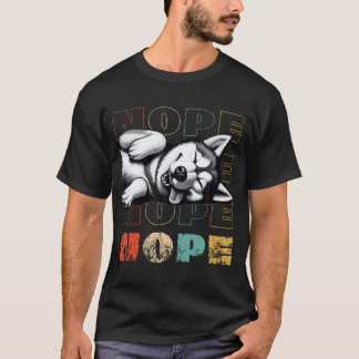 T-shirt Vintage Non Pas Aujourd'hui Drôle de Sibérien Husk