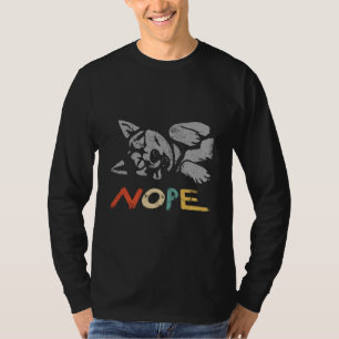 T-shirt Vintage Non Pas Aujourd'hui Drôle Paresseux Husky