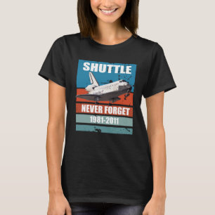 T-shirt Vintage N'Oubliez Jamais La Navette Nerdy Astronom
