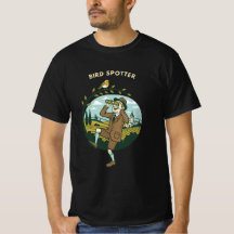 T-Shirt Vintage Observation des Oiseaux Bird Spott