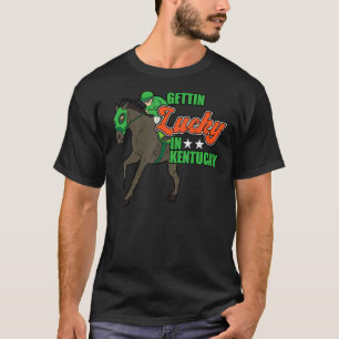 T-shirt Vintage Obtenir De La Chance Dans La Course À Chev