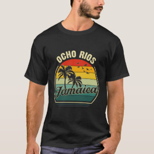 T-shirt Vintage Ocho Rios Beach Jamaïque Summer Vacances S