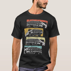 T-shirt Vintage Old School voiture Lowrider Art Chicano Lo