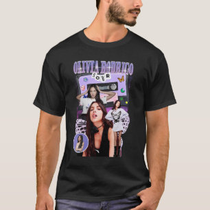 T-shirt Vintage Olivia Retro Style Graphic Music Guts Tour