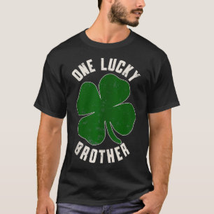 T-shirt Vintage One Lucky Brother Clover Shamrocks St Part